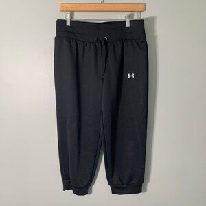 NEW Under Armour black allseason gear loose fit pull on elastic waist joggers‎